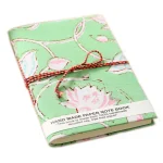 Green Hand Block Print Journal Diaries Notebook - Image 3