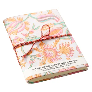 Hand block Printed Cotton Fabric Cover Journal Diaries  - Image 3