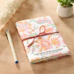Hand block Printed Cotton Fabric Cover Journal Diaries - Image 2