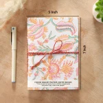 Hand block Printed Cotton Fabric Cover Journal Diaries - Image 6