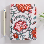 Hand Block Printed Cotton Fabric Journal Notebook