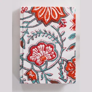Hand Block Printed Cotton Fabric Journal Notebook - Image 3