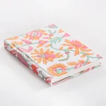 Hand Block Printed Fabric Journal Notebook Diary - Image 2