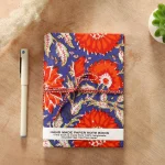 Handmade Cotton Print Fabric Journal/Writing Notebook