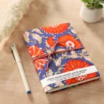 Handmade Cotton Print Fabric Journal/Writing Notebook - Image 2