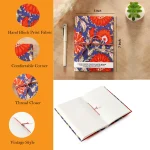 Handmade Cotton Print Fabric Journal/Writing Notebook - Image 5
