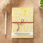Indian Handmade Print Fabric Notebook Best Gift For Friend - Image 2