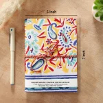 Indian Paisley Print Cloth Cover Journal Diary - Image 6