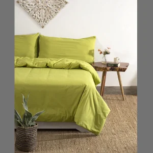 Neon Green Cotton Bedding Cover Set - Image 3