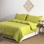 Neon Green Cotton Bedding Cover Set