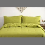 Neon Green Cotton Bedding Cover Set - Image 4