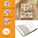 Travelers Writing Blank Fabric Cover Notebook - Image 5
