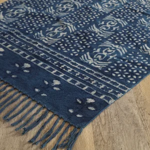 Indian Hand Block Print Cotton Carpet/Rug - Image 3