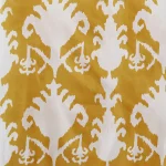 100% Cotton Voile Fabric Kitchen Napkins Yellow Ikat Print - Image 8