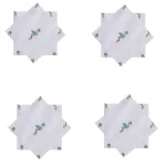 100%Cotton Print Voile Fabric Napkins Flamingo Print - Image 3