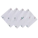 100%Cotton Print Voile Fabric Napkins Flamingo Print