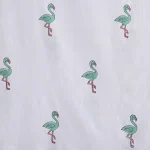 100%Cotton Print Voile Fabric Napkins Flamingo Print - Image 5