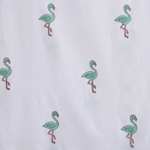 100%Cotton Print Voile Fabric Napkins Flamingo Print - Image 5