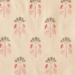 24 PC Peach Floral Printed 100% Cotton Napkins - Image 8