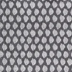 24PC Cotton Dinner Napkins Set Grey Floral - Image 9