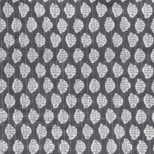 24PC Cotton Dinner Napkins Set Grey Floral - Image 9