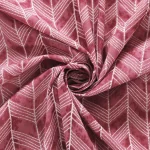 48 PC Maroon Arrow Printed Pure Cotton Napkins - Image 7