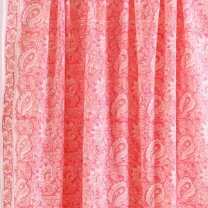 48 PC Set Pink Paisley Print Cotton Napkins - Image 10