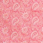48 PC Set Pink Paisley Print Cotton Napkins - Image 9