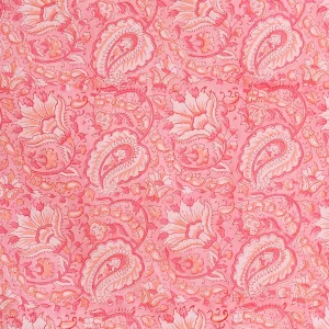 48 PC Set Pink Paisley Print Cotton Napkins - Image 9