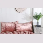 Bed Pillow Case Pack of 2 Piece Set (Rose Gold)