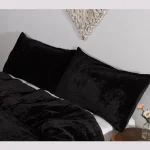 2 Pieces Black Velvet Pillows Case - Image 4