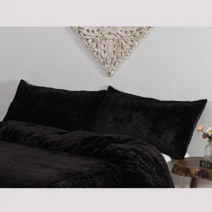 2 Pieces Black Velvet Pillows Case - Image 3