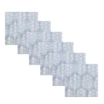 Beautiful Grey Floral Printed Napkins for Gift - Image 3
