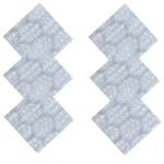 Beautiful Grey Floral Printed Napkins for Gift - Image 4