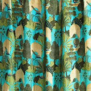 Beautiful Turquoise Peacock Garden Printed Napkins - Image 9