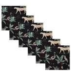 Black Forest Printed Dining Table Cotton Napkins - Image 2