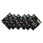 Black Forest Printed Dining Table Cotton Napkins - Image 4
