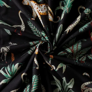 Black Forest Printed Dining Table Cotton Napkins - Image 6