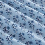 Blue Floral Block Print napkins 16 X 16 Set of 6 PC - Image 7