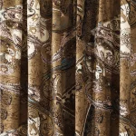 Brown Paisley Printed Cotton Napkins Set - Image 9