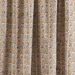 Cotton Block Printed Fabric Table Napkins Beige Floral - Image 7