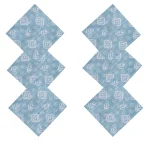 Dining Table Decor Cotton Fabric Napkins 6 PC Set