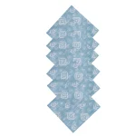 Dining Table Decor Cotton Fabric Napkins 6 PC Set - Image 3