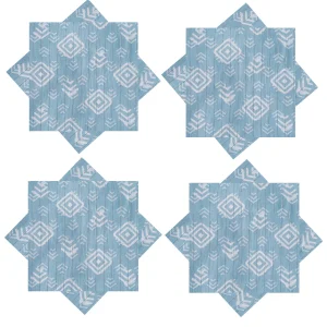 Dining Table Decor Cotton Fabric Napkins 6 PC Set - Image 4
