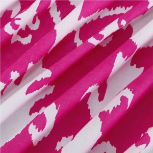Dining Table Pink Ikat Printed Napkins Set - Image 10