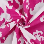 Dining Table Pink Ikat Printed Napkins Set - Image 7