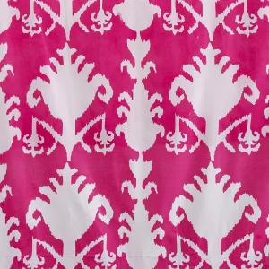 Dining Table Pink Ikat Printed Napkins Set - Image 8