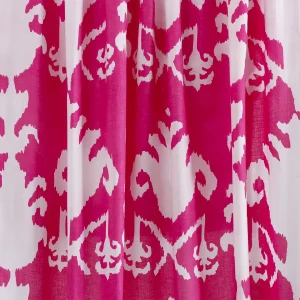 Dining Table Pink Ikat Printed Napkins Set - Image 9