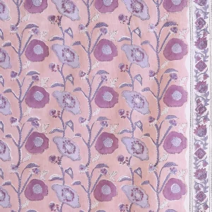 Dinner Napkins Purple Lotus Print Kitchen Table Cotton Cloth - Image 8