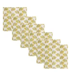 Elephant Printed Cotton Napkins Home Dining Table Decor